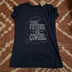 Roper Navy Girls' Crewneck Graphic Tee